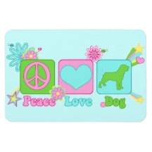 Rottweiller Rectangle Magnets
