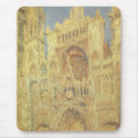 Rouen Cathedral, Sunset by Claude Monet mousepads