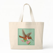 Roufus Hummingbird Canvas Bags