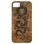 Rough Chinese Dragon iPhone 5 Cases