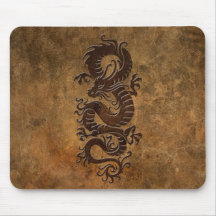 Rough Chinese Dragon Mouse Pads