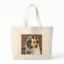 Rough Collie Art Gifts bags by DogsByDezign Rough Collie Art Gifts bags