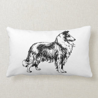 rough collie pillow