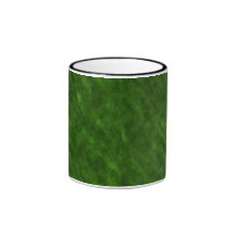 Rough Grungy Velvet Texture: Rich Emerald Green Mugs