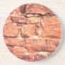 Rough Red Brick Drink Coaster