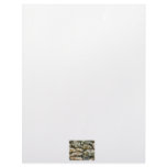 Rough rock wall with moss custom background letterhead template