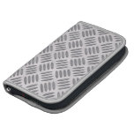 Rough silver metal plate masculine slate gray planner