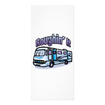 Roughin' It Rack Card Template