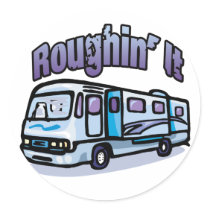Roughin' It stickers