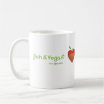 Roughly & vegan of whole heart (red apple heart) mugs