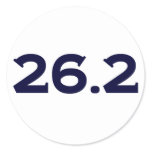 Round 26.2 Marathon Sticker