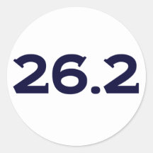 Round 26.2 Marathon Sticker