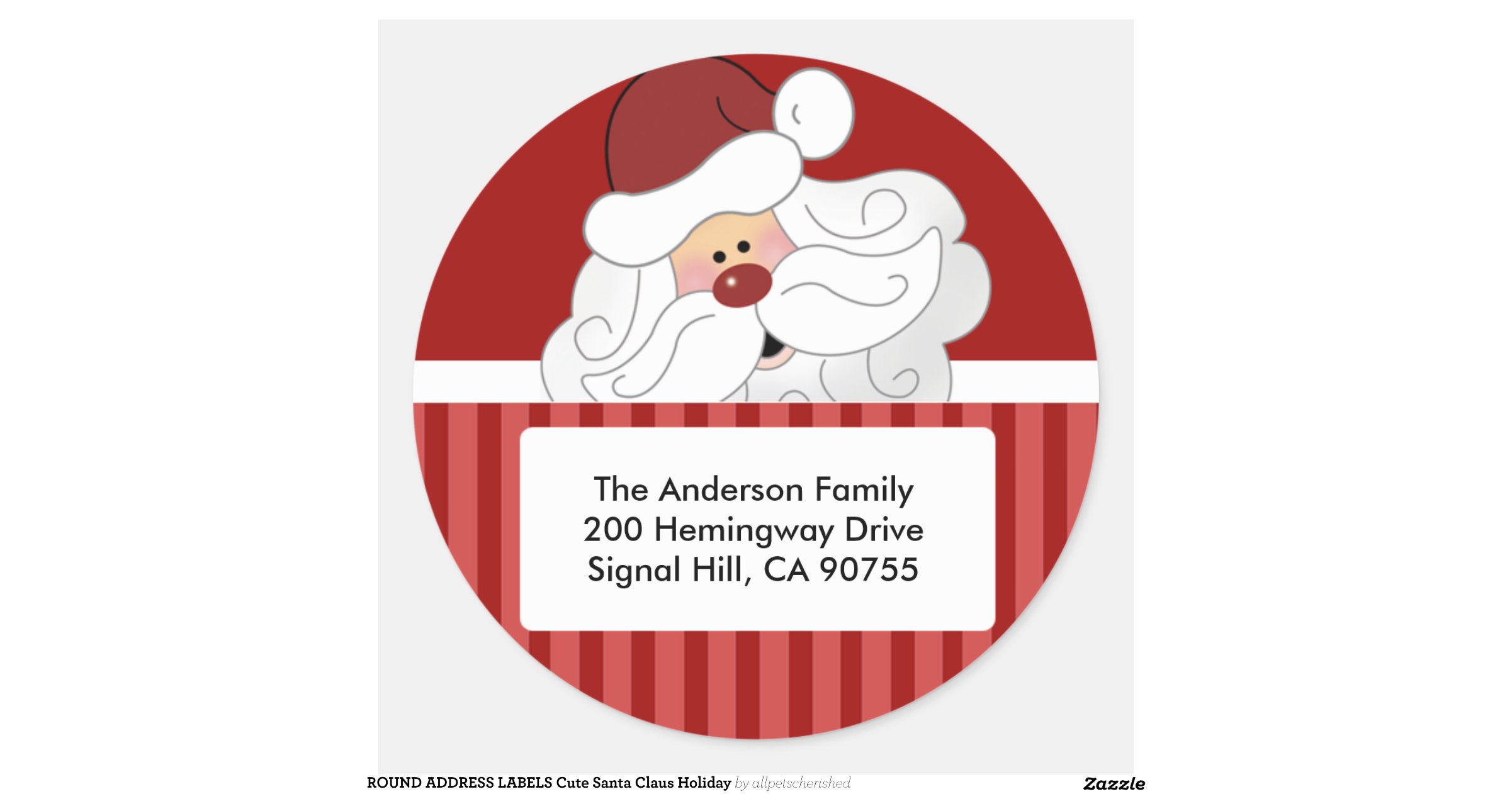 circle address labels sticker simply floral circle address label