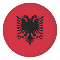 Round Albania Sticker