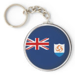 Round Anguilla Keychain