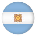 Round Argentina Stickers