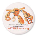 Round ARTSI Magnet by artsialliance Round ARTSI Magnet