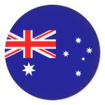Round Australia Stickers