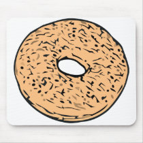 Round bagel mousemat