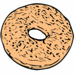 Round bagel cut out