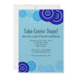 Round Blow 5 x 7 inch Invitation