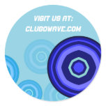 Round Blow Sticker