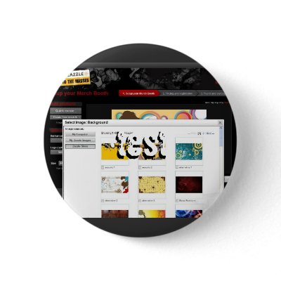 Round Button by zazzleqa_merch_010
