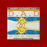 Round Button - HAPPY FATHER'S DAY  buttons
