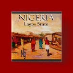 Round Button - Nigeria  buttons