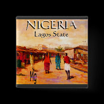 Round Button - Nigeria 