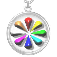 Round collar necklaces