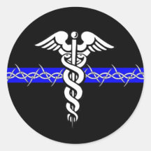 Round Correctional Nurse Sticker