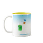 Round Dog "Happy Birthday!" mug