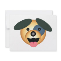 Round dog happy design invitations by shapesandvisions Round dog happy design invitations