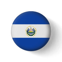 Round El Salvador Button