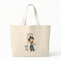 Round 'Em Up! Cowboy Stick Figure Bag by stick_figures Round 'Em Up! Cowboy Stick Figure Bag