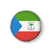 Round Equatorial Guinea Magnet