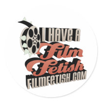 Round Film Lover Sticker
