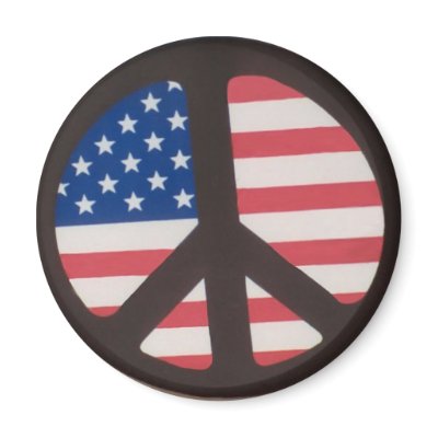 Round Flag Magnet by ChubbyCatGalleries