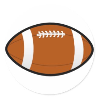 Round Football Stickers sticker