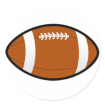Round Football Stickers