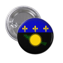 Round Guadeloupe Pins