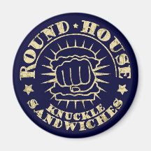 Round House Sandwiches Fridge Magnet