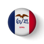 Round Iowa Pins