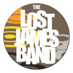 Round Lost James Band Sticker