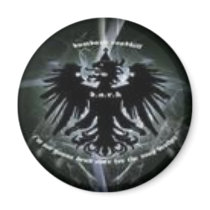 Round Magnet by mangepange Round Magnet