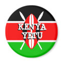 Round Magnet by Kenyayetu Round Magnet