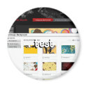 Round Magnet by zazzleqa_merch_010 Round Magnet