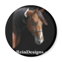 Round Magnet by DawnYL6161 Round Magnet