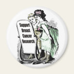 Round Magnet - Breast Cancer Research